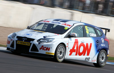 Tom Chilton in his Team Aon Global Ford Focus