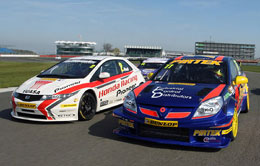 Matt Neal and Andrew Jordan - favourites for Donington Park victory