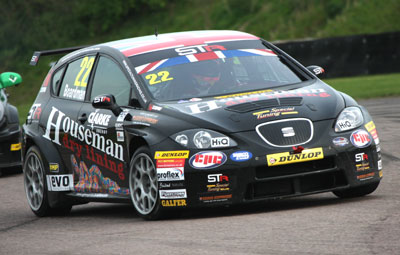 Tom Boardman (pictured) will be joined by Dave Newsham at Oulton Park