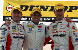 Shedden, Chilton and Neal on the podium for race 1