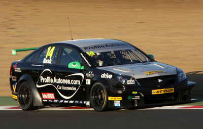 James Nash in his 888 with Collins Contractors Vauxhall Vectra