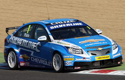 Defending BTCC champion Jason Plato is only 5 points adrift