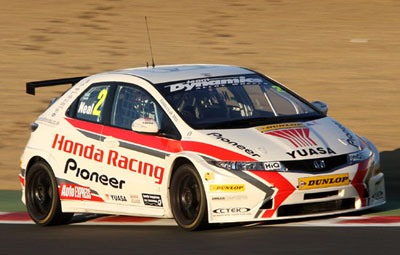 Matt Neal in his Honda Racing Team Civic at Brands Hatch