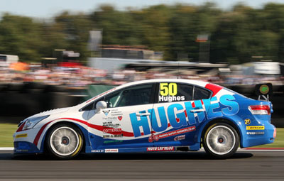 Tony Hughes in his 2011 Speedworks Motorsport Toyota Avensis