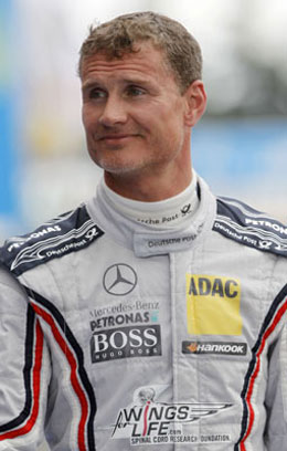 Fans favourite David Coulthard in the DTM