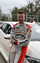 Gordon Shedden enjoying testing at Oulton Park