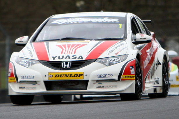 Matt Neal in the Honda Yuasa Racing Team Civic