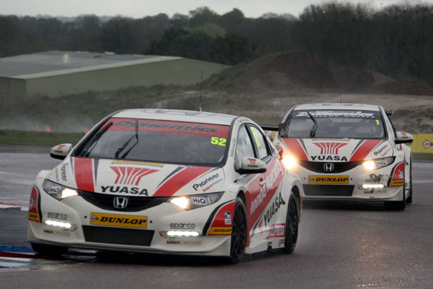 Gordon Shedden leads Matt Neal to a 1-2 victory