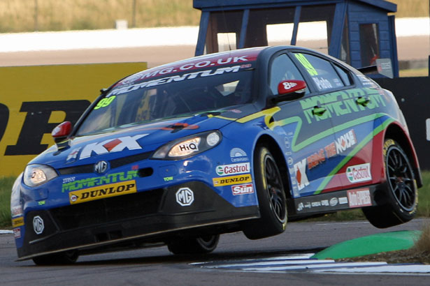 Jason Plato flies in qualifying at Rockingham