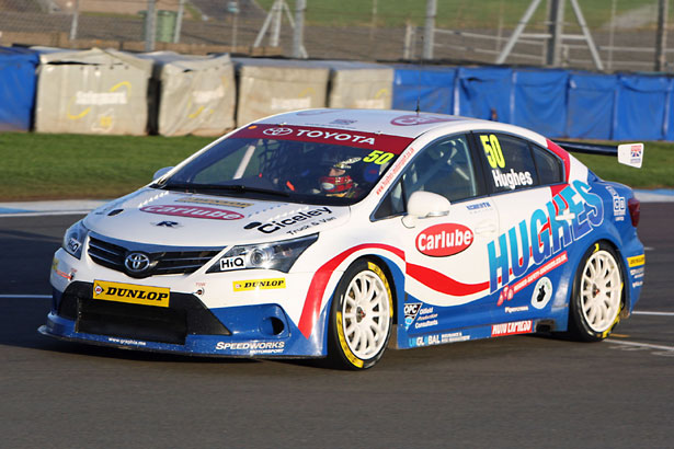 Dave Newsham testing the 2012 Avensis last month