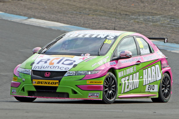 Robb Holland at Knockhill last year