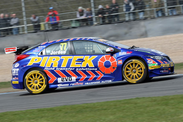 Andrew Jordan on his way to another podium finish