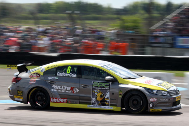 Tom Onslow-Cole gives the Volkswagen Passat CC its first BTCC podium finish