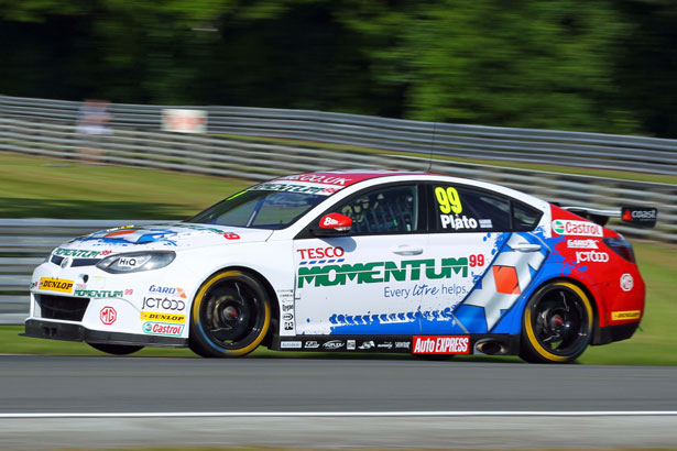 Jason Plato heads a front row lockout for MG KX Momentum Racing