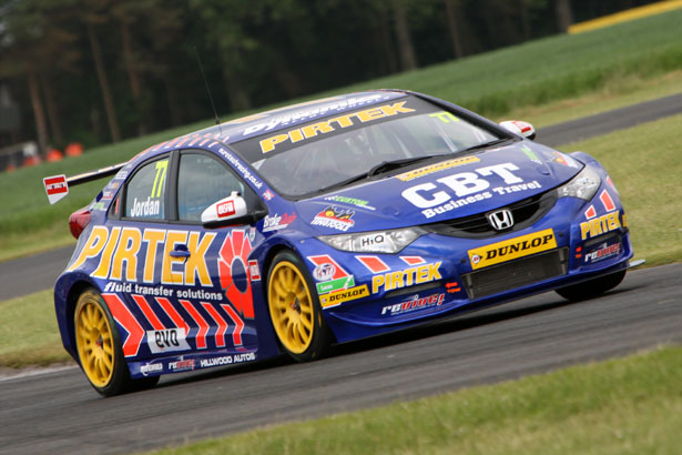 Andrew Jordan was quickest in the first free practice session