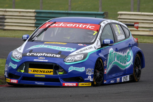 Mat Jackson in the Airwaves Racing Ford Focus