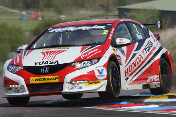 Matt Neal currently leads the Drivers' Championship