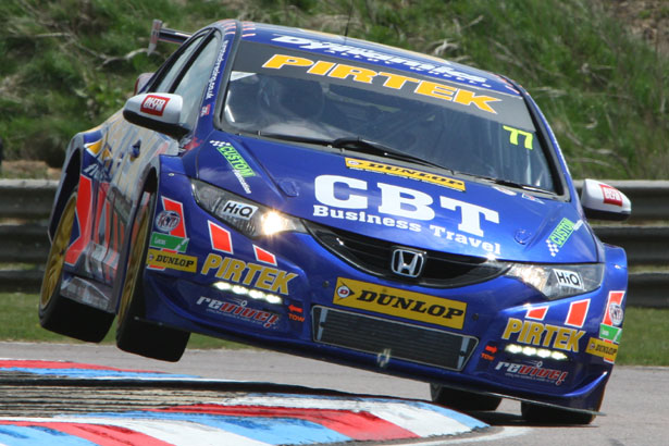 Pirtek Racing's Andrew Jordan in his Honda Civic