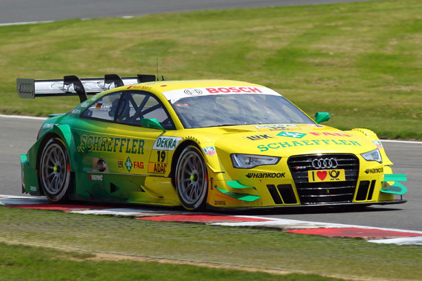 Mike Rockenfeller in his victorious Audi Sport Team Phoenix RS 5 DTM