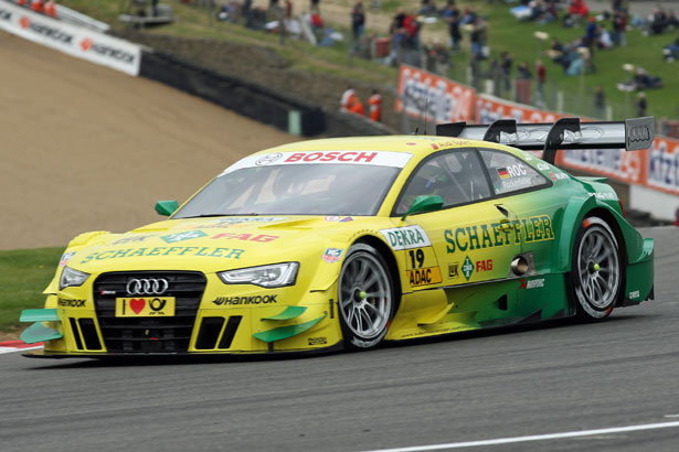 Mike Rockenfeller was the highest placed Audi in second