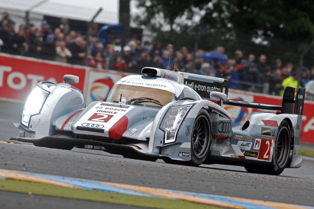 Audi's race winning number 2 car