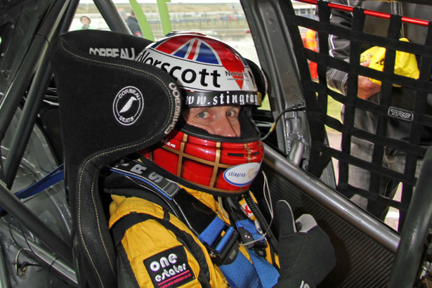 In the driving seat: Dave is looking forward to the 2013 BTCC season