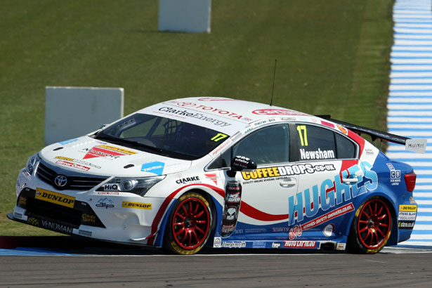 Dave during Free Practice at Donington Park