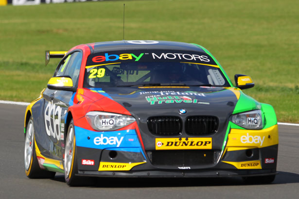 Colin Turkington in his 2013 eBay Motors BMW 125i M Sport