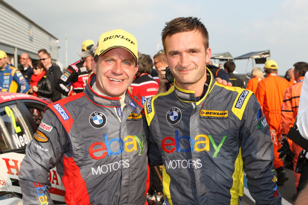 Rob Collard (left) and Colin Turkington