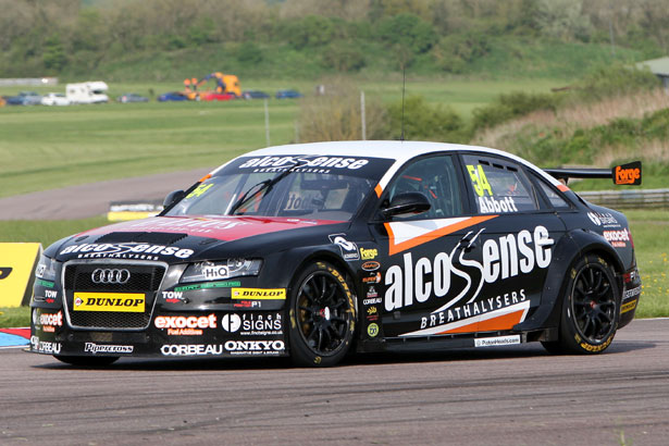 Hunter Abbott in his AlcoSense Breathalysers Racing Audi A4