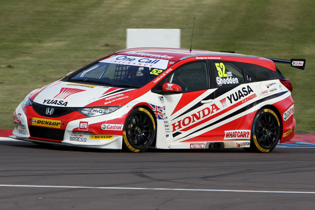 Gordon Shedden is the fastest of the Honda Civics