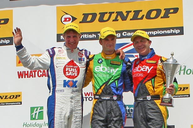 Jason Plato, Colin Turkington and Rob Collard