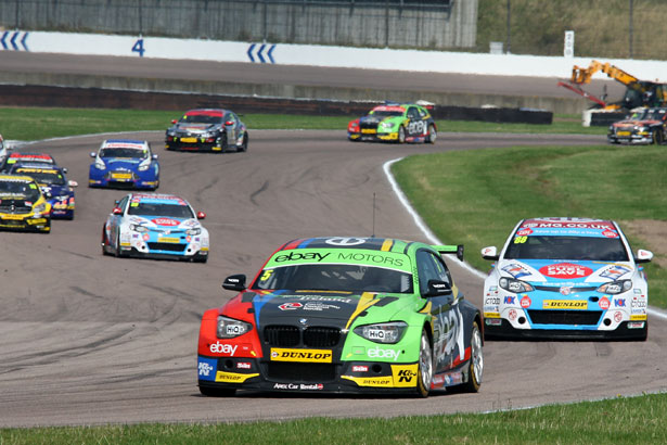 Colin Turkington leading the field