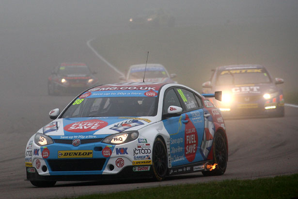 Sam Tordoff topped the time sheet in the morning mist