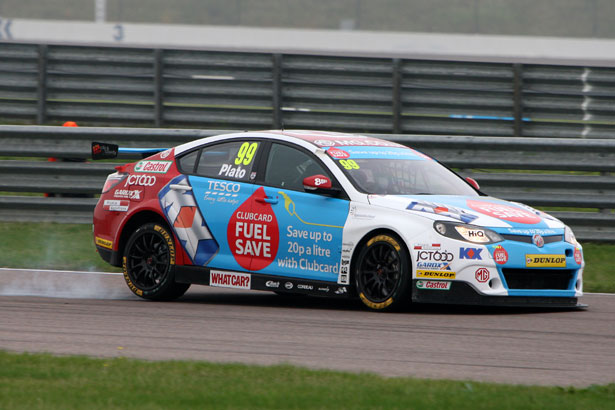 Jason Plato will start on the 2nd row for MG KX Clubcard Fuel Save