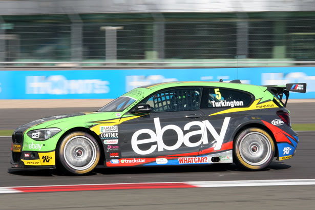 Championship leader Colin Turkington in the eBay Motors BMW