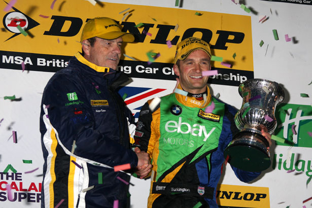 Series Director Alan Gow with 2014 BTCC champion Colin Turkington