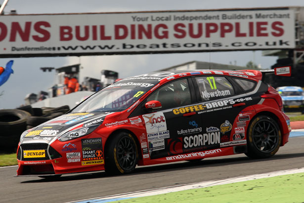 Dave Newsham gave AmDTuning.com their first BTCC podium finish in 2014