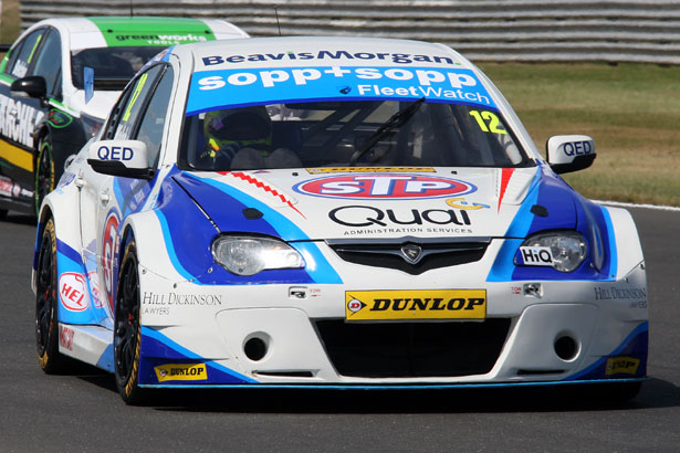 Dan Welch at the wheel of his 2014 BTCC Proton Gen-2