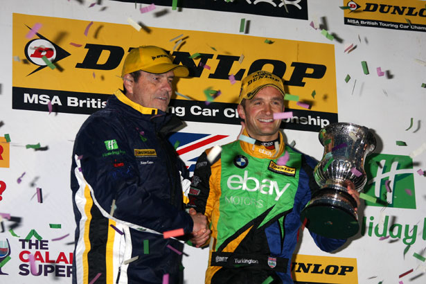 BTCC Series Director Alan Gow with 2014 champion Colin Turkington