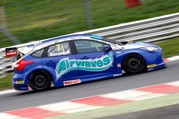 Fabrizio Giovanardi in the Motorbase prepared 2014 Ford Focus ST