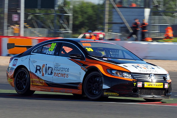 Warren Scott before his crash in free practice