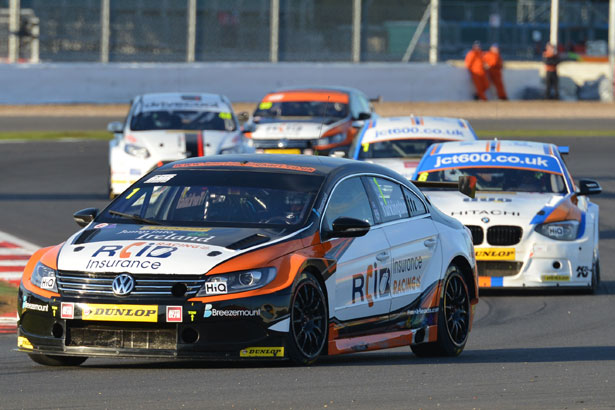 Colin Turkington leads from Rob Collard and Sam Tordoff